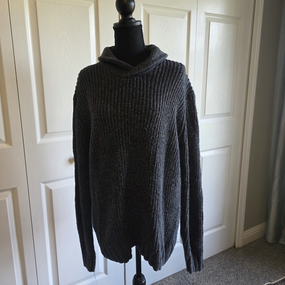 Prana Charcoal Turtleneck Sweater